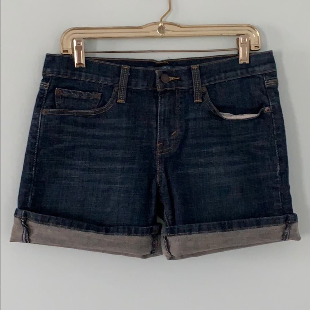 Levi’s Medium- Dark Wash Denim Shorts